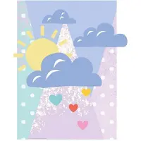Komar Poster Winnie De Pooh Wolken 50 X 70 Cm