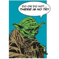 Komar Poster Star Wars Classic Comic Quote Vader 50 X 70 Cm