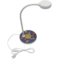 Niermann Standby Tafellamp Waldtiere, wit / opaal, Kinderkamer, Tafellamp