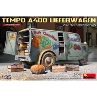 Mini art Tempo A400 Bestelwagen. Groenteboer