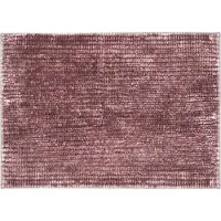 Karat Badmat - Coral - Chenille Douchemat - Paars - 50 x 80 cm