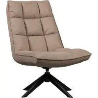 Woood Jouke Draaifauteuil - Polyester - Zand - 97x70x85