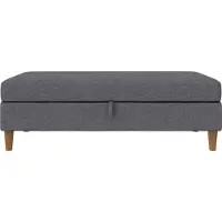 Dorel Home Hocker met bergruimte Lilly met bergruimte, vrij in ruimte plaatsbaar, zithoogte 43 cm (1 stuk)