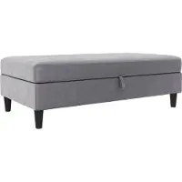 Dorel Home Hocker met bergruimte Hartford Hocker met bergruimte, vrij plaatsbaar, zithoogte 43 cm