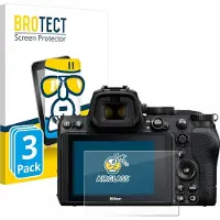 BROTECT Screenprotector 3 Stuks voor Nikon Z 5 Beschermglas transparant