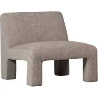 Woood Lavid Fauteuil - Polyester - Naturel - 73x74x84