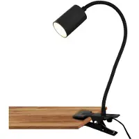 Briloner Fleks – Bureaulamp – klemlamp – kantelbaar & klemmbaar – klemspot met warm wit licht – 3.5W – zwart – 40x10x6cm