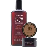 American Crew Haar, lichaam & gezicht Haarverzorging & lichaamsverzorging Holiday Duo Set IIGeschenkset 1x 3-in-1 Classic Shampoo, Conditioner & Body Wash 250 ml + 1x Pommade 50 g