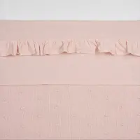 Meyco Laken Babybedje Ruffle Soft Pink