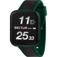 Sector heren smartwatch digitale batterij One Size 88747321
