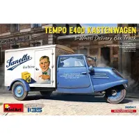 Mini art Tempo E400 Gesloten bestelwagen 3-wielige bakwagen