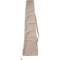MCW Beschermhoes voor parasol tot 3x4m, afdekhoes met trekkoord ~ crème