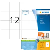 Herma PREMIUM etiketten, A4, 70 x 67,7 mm, wit, permanent hechtend