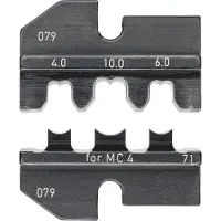 Knipex 97 49 71 Krimpinzetstuk Solar-connectoren Geschikt voor tangen MC4 4 tot 10 mm² Geschikt voor merk 97 43 200, 97 43 E, 97 43 E AUS, 97 43 E UK,