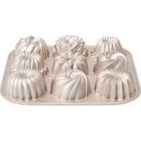 Patisse Mini Tulbandvorm - 9 Tulbandjes - 24x24 cm - Bakvorm