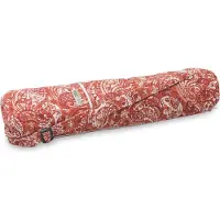 Yogistar Yogatasche yogibag basic - zip - cotton - art collection - 65 cm - paisley orange-red