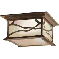 Kichler LED Buitenlamp Morris | 2X E27 Max 60W | IP44 | Dimbaar | Distressed Copper
