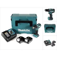 Makita DDF 485 RGJ accuboormachine 18V 50Nm in Makpac + 2x 6,0 Ah accu + oplader