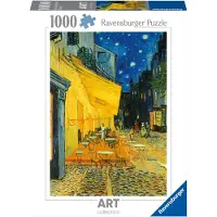 Ravensburger 1000 stukjes puzzel Café Terras, in de avond