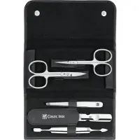 Zwilling Classic Manicureset 5-delig met nagelschaar in zwart Manicureset 1 st