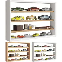 VCM OsadoM wandkast wandmontage 4 planken beuken.