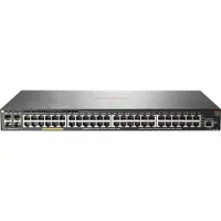 HP Aruba 2930F 48G PoE+ 4SFP+ TAA - Switch - L3 - beheerd - 48 x 10/100/1000 (PoE+) + 4 x 1 Gigabit/10 Gigabit SFP+ (uplink) - voor montage in een rack - PoE+ (370 W) - voldoet aan TAA-normen