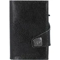 Tru Virtu Click & Slide creditcard etui RFID leer 6,5 cm zwart