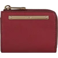Fossil Sleutelgeval Liza Zip Key Wallet Scarlet Wijnrood
