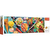 Trefl legpuzzel Sweet Delights 1000 stukjes panorama karton.