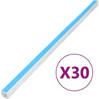 vidaXL Kabelgoot zelfklevend 40x40 mm 30 m PVC