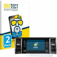 BROTECT - Screenprotector voor Skoda Amundsen Kodiaq 2023 Infotainment System 8" - Folie Beschermfolie matte 2 Stuks