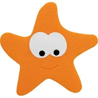 Spirella Antislipmat Starfy - 5 Stuks - Oranje
