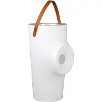 Newgarden Woody flessenkoeler met luidspreker Woody, dimbaar, wit / opaal, Kunststof, Modern