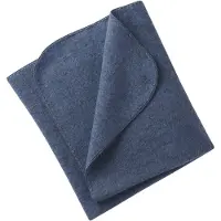Engel - Baby-Decke mit Muschelkante - Deken 80 x 100 cm, blauw