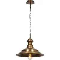 Opviq Hanglamp Sivani MR-637, dimbaar, brons / oud-messing, Woon-/ Eetkamer, metaal, Vintage, hanglamp