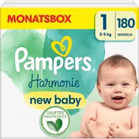 Pampers Harmonie Luiers Maat 1 (2-5kg) 180 stuks