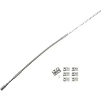 Hautau Primat Flexibele Stang 175362 1M F1