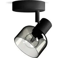 Philips Sleet Spot - Wandspot - Met gerookt glas - Kleine fitting E14