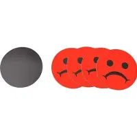 Ultradex Magneten 840005 Rood Sad 50 mm 5 Stuks