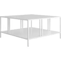 En.casa Salontafel Kumlinge metaal 40x80x80 cm wit []