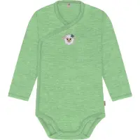 Normani Rompertje/body 'Kaitaia' beige / groen / zwart / wit