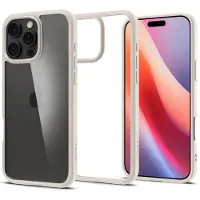 Spigen Ultra Hybrid iPhone 16 Pro Hoesje Titanium