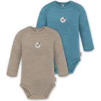 Normani Rompertje/body 'Auckland' beige / blauw / gemengde kleuren