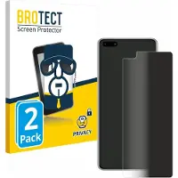 BROTECT - privacy screenprotector voor Huawei P40 - Folie Beschermfolie Blauwlichtfilter 2 Stuks