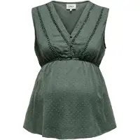 ONLY Maternity Blouse 'Mama' donkergroen