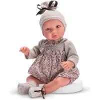 Rappa babypop Leo 36cm met Martina kleding - poppen speelgoed.