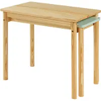 En.casa Kindertafel Skellefteå met uitschuifbaar tafelblad naturel en mint []
