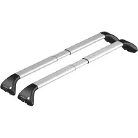 Nordrive | Snap Dakdrager stangen aluminium 100-136 cm | Compleet met sloten | Keurmerk: TUV GS | Belasting 100 KG | Wintersport | Zomervakantie | Dakkoffer | Dakdragerset | Transport | Bagage