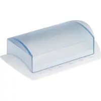 Westmark Botervloot voor op tafel, met maataanduiding, kunststof, wit/doorzichtig, 21162270