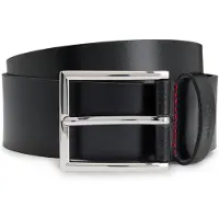 HUGO Heren Olpian riem zwart (80 cm), Casual, Leer 50541171